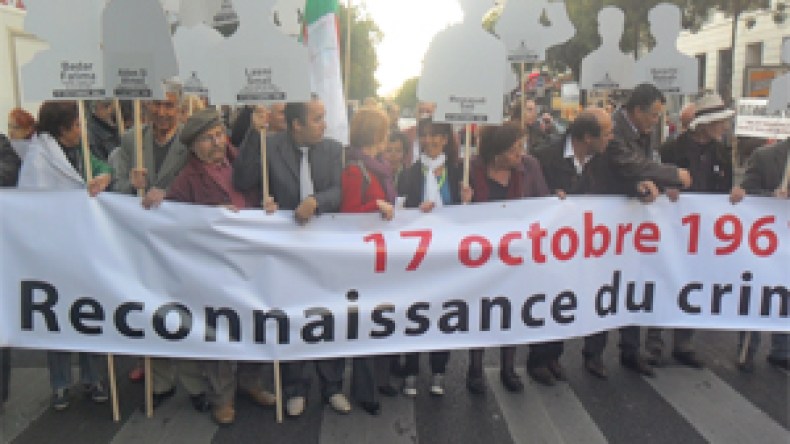 الآلاف يطالبون بإقرار جريمة 17 أكتوبر كجريمة دولة