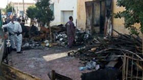 سارق يتفحّم في حريق داخل محلّ للخردوات بمعسكر