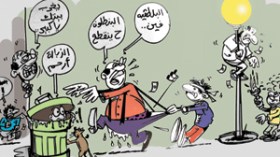 المصريون يطاردون‭ ‬وزراء‭ ‬مبارك‭ ‬في‭ ‬الشوارع