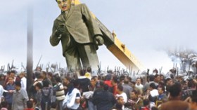 المصريون يزلزلون الصنم..ويهتفون:”يامبارك.. الطيارة في انتظارك”