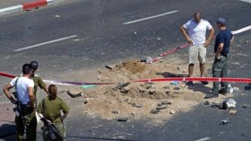 سقوط صاروخين على ايلات بجنوب اسرائيل