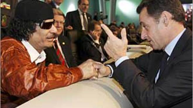 ليبيا تتحفظ على مشروع ساركوزي