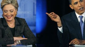 هيلاري تعلن تأييدها لأوباما