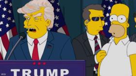 رسوم “سيمبسون” المتحرّكة تنبّأت منذ 16 سنة برئاسة ترامب لأمريكا!
