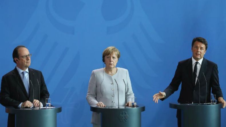 قمة ألمانية فرنسية إيطالية لتعزيز تماسك الاتحاد الأوروبي
