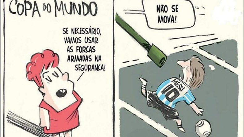 قوة مسلحة لكبح ميسي في مونديال البرازيل