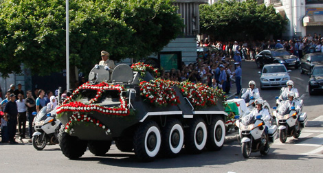 A one hour Funeral Procession ends 13 years of rule, 20 years of Isolation