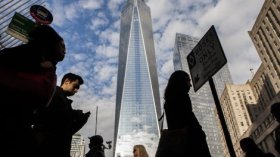 افتتاح مركز التجارة العالمي في نيويورك