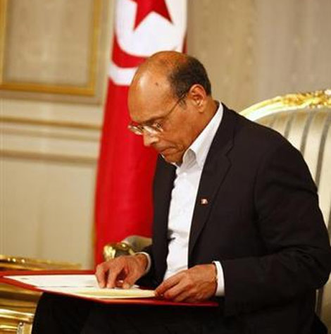 Frontière algéro-tunisienne: Marzouki suit de près la traque des terroristes