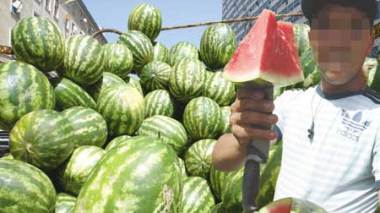 Gendarmerie destroys large quantities of Watermelon filled out with Butane Gas