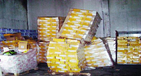 Intoxication alimentaire : saisie de 50 000 tonnes de denrées alimentaires avariées par an