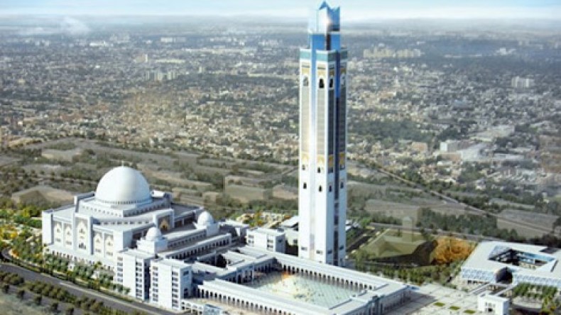 تحديد جهة القبلة لجامع الجزائر الكبير