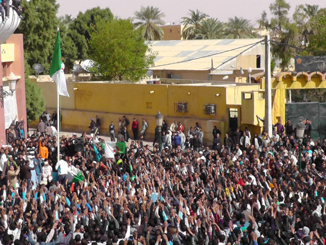 More than 10,000 protest in Ouargla