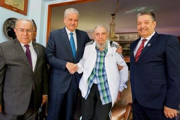 Sellal rend visite à Fidel Castro