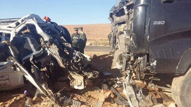 Hécatombe à Naâma: 13 morts dans un accident de circulation