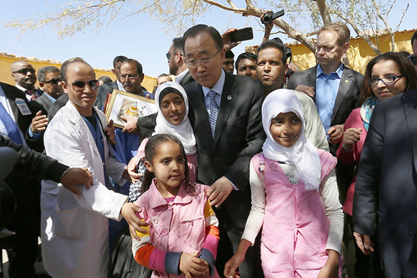 Ban Ki-moon: «Je suis attristé… les Sahraouis se sentent oubliés»