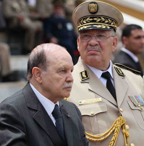 Bouteflika defends army and criticizes Saadani