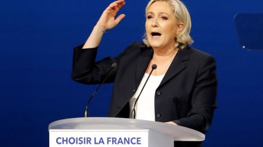 Marine Le Pen a plagié un discours de François Fillon