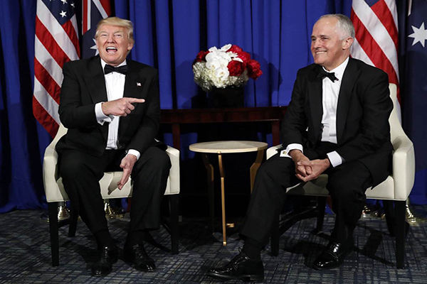 Le Premier ministre australien se moque de Trump
