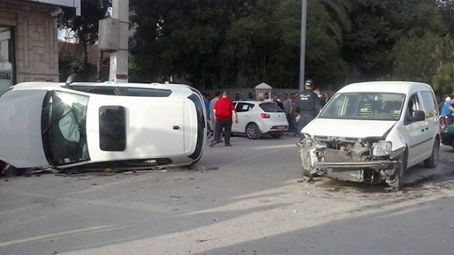 4 قتلى وجريح في مجزرة مرورية بالطريق الوطني رقم 79 بميلة