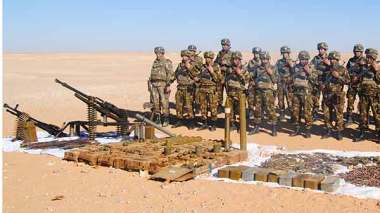 El Oued: l’ANP récupère un lot de guerre