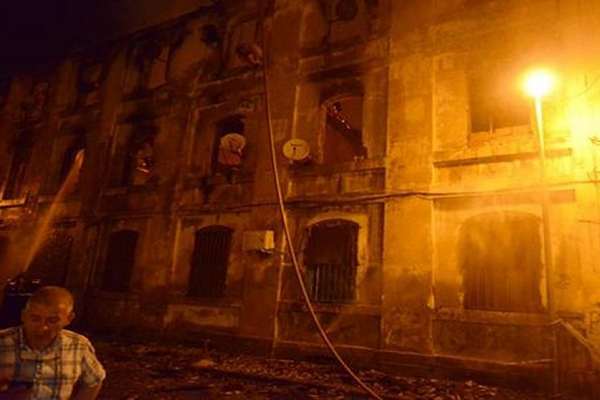 Un incendie ravage un immeuble à Bab El Oued