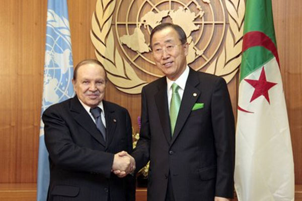 La Visite de Ban Ki-moon en Algérie suscite la réprobation du Makhzen
