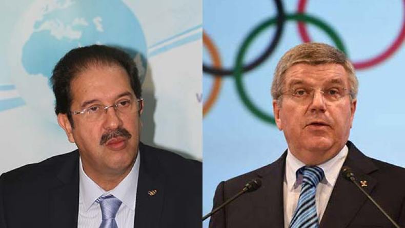 Le président du Comité international olympique félicite Berraf