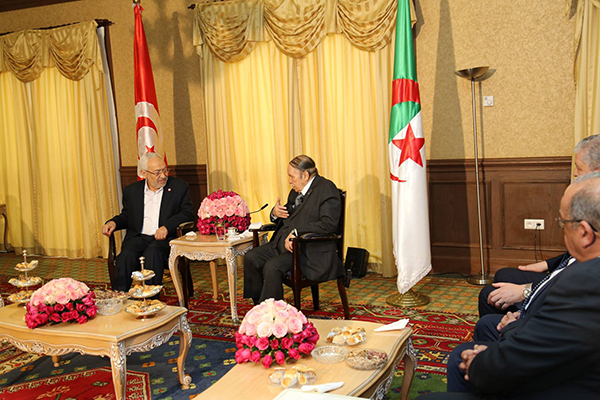 El Ghannouchi chez le président Bouteflika pour la 7e fois