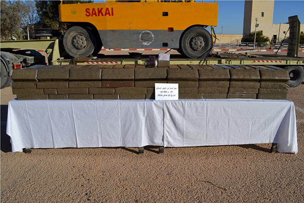 Vingt quintaux de drogue saisis par l’armée