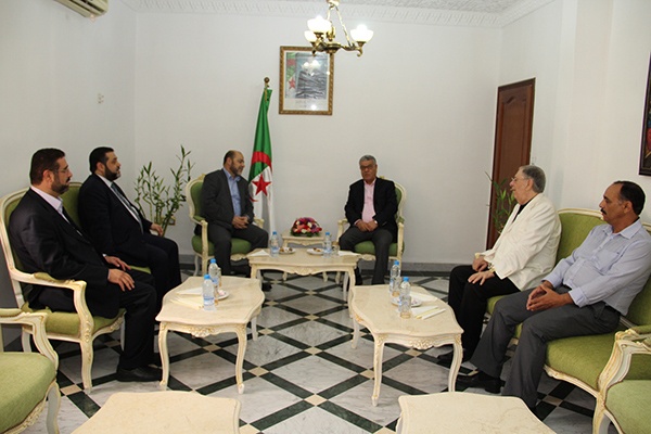 Saadani reçoit une délégation du Hamas Palestinien