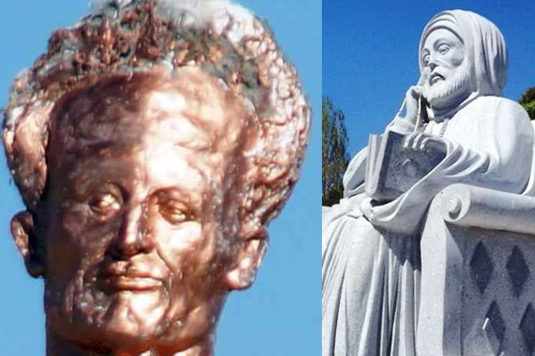 La statue monstrueuse de Larbi Ben M’hidi  retirée