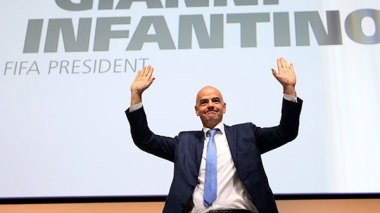 Gianni Infantino élu président de la FIFA