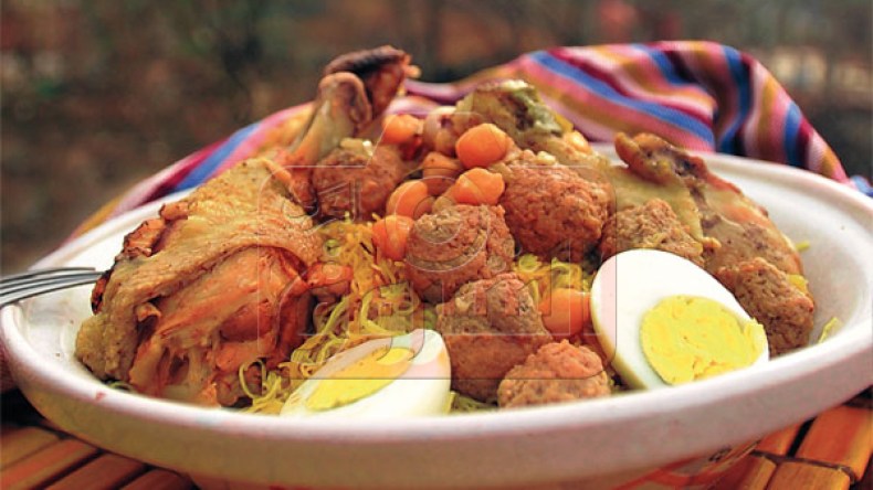 مقطفة بالدجاج