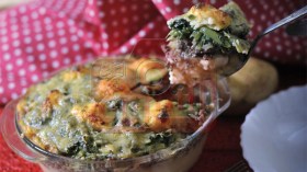 غراتان السلق والبطاطا