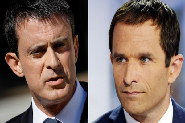 Primaire à gauche : Hamon en tête, second tour périlleux pour Valls