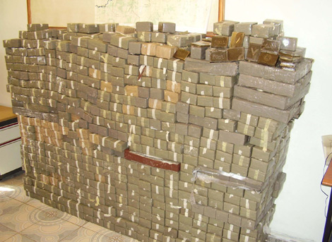 1125 kg de kif, cadeau du Maroc en 2015