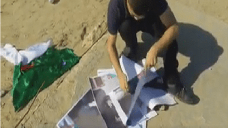Palestinian authorities arrest man who burnt Algeria’s flag in Gaza