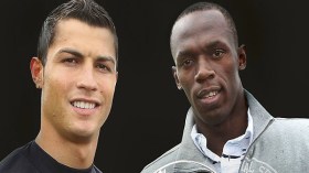 سرعة رونالدو تنافس بولت