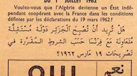 الجزائريون صوتوا على استقلال مشروط في جويلية 62