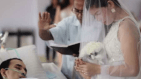 فتاة تزوجت خطيبها وهو على فراش الموت!