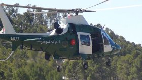 سقوط مروحية عسكرية يخلف قتيلين وجريح بالنعامة