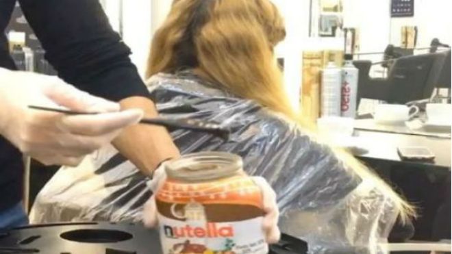 صبغ الشعر بالنوتيلا على الطريقة اللبنانية يثير ضجة عالمية!