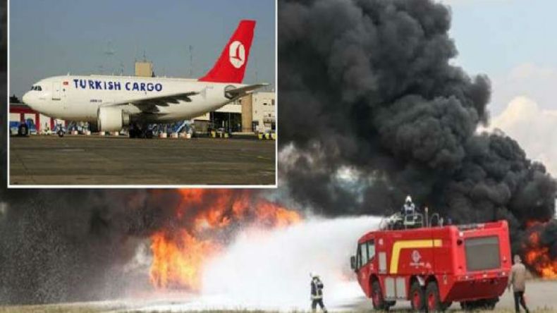 قتلى في سقوط طائرة شحن تركية ضواحي عاصمة قرغيزستان