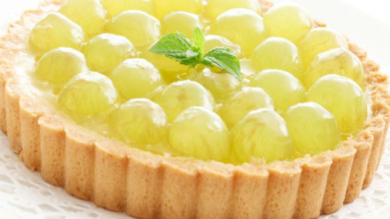 تارت العنب الأخضر