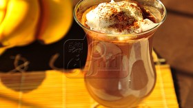 ميلك شيك الشكولاطة والموز