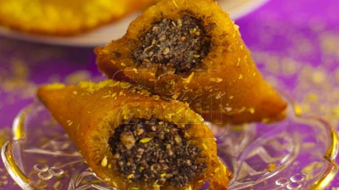 قطايف سورية بالشكولاطة