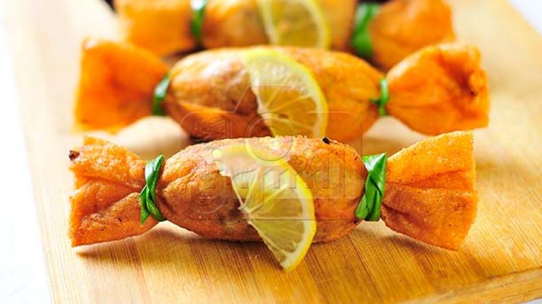 حلوى الديول باللحم المفروم