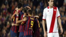 البارصا يثقل شباك فاليكانو بسداسية