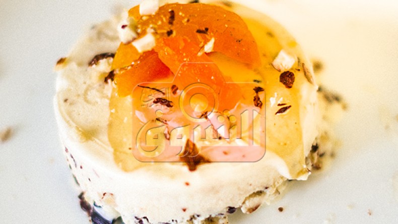 مثلجات بالعسل واللوز